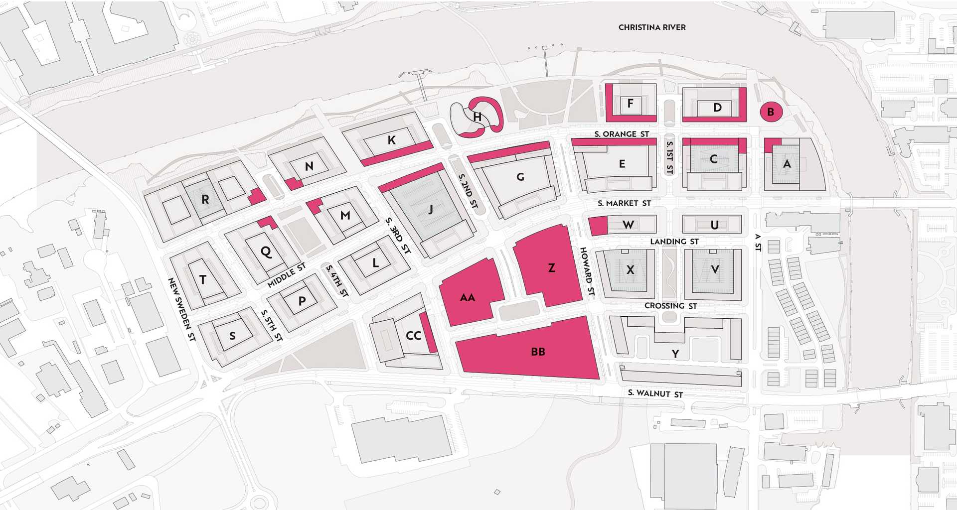 Map of retail space