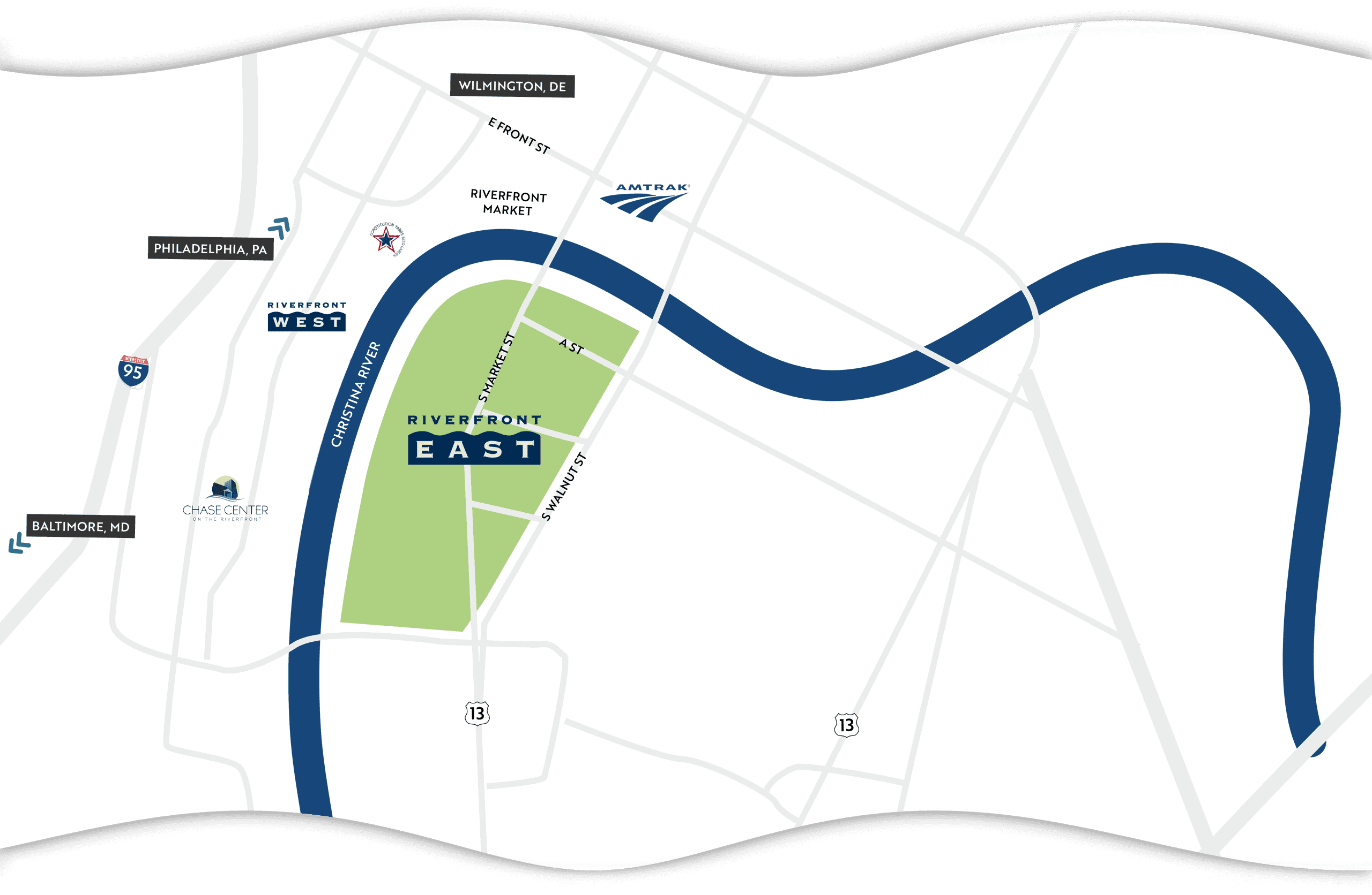 Riverfront East Map