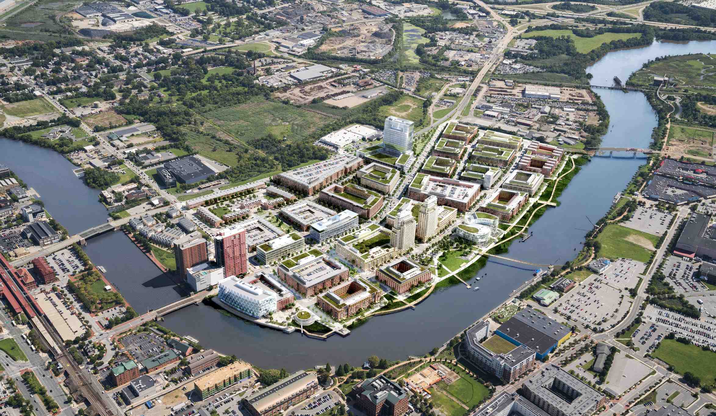Visualization of Developed Riverfront East